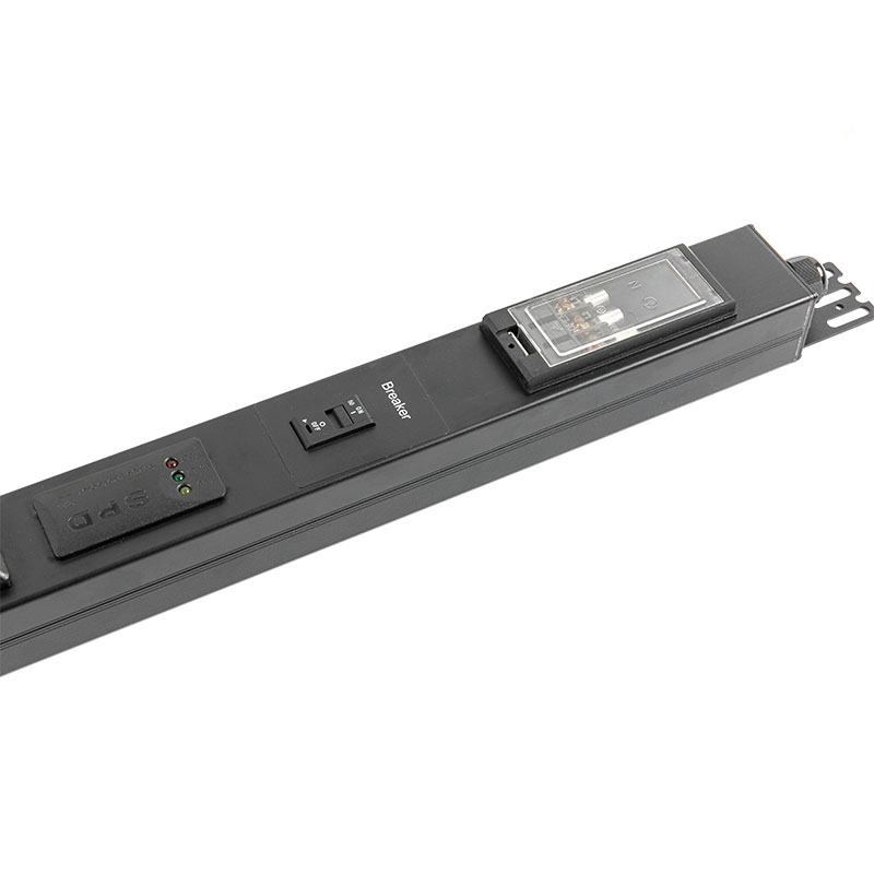 19-콘센트 C13 C19 수직 차단기 3 SPD 스위치 랙 Pdu